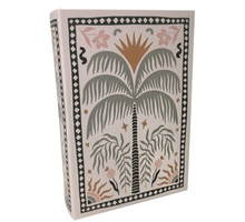 Opbergboek koffietafel palm 30x21x7cm