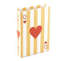 Opbergboek koffietafel Queen of Hearts 13,5x9,5cm